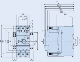 تصویر کلید حرارتی LS 100S (70-90)A 