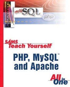 تصویر دانلود کتاب Sams Teach Yourself PHP, MySQL and Apache All-in-One Bk&CD-Rom کتاب انگلیسی سامس خود را به صورت PHP ، MySQL و Apache All-in-One آموزش دهید Bk&CD-Rom
