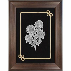 تصویر تابلو نقره چهار گل 