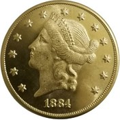 تصویر سک یادبود برنجی آمریکا سال 1884 میلادی 