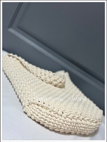 تصویر کیف مکرومه مدل توت بگ macrame bag