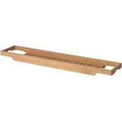 تصویر قفسه حمام بامبو ایکیا مدل HAVERN طول ۷۰ سانتی‌متر 