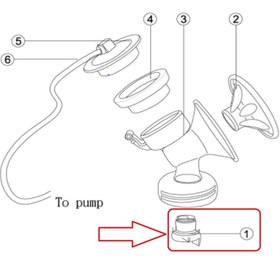 تصویر سوپاپ یدک شیردوش مادر مدل SCF112/G1 