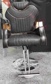 تصویر صندلی اصلاح آرایشگاهی مدل سورنا دارای جک دستی با پایه سینی مربعی Sorena barber chair