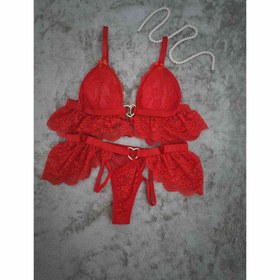 تصویر ست شورت و سوتین فانتزی Fantasy bra and shorts set