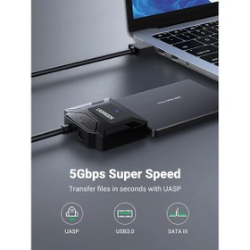 تصویر تبدیل SATA 3.0 به USB 3.0 یوگرین مدل CR108 کد 20611 