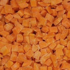 تصویر هویج فله ای منجمد 