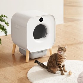 تصویر توالت هوشمند حیوانات خانگی کوچک شیائومی Xiaowan Smart Automatic Cat Litter Box (پیش فروش)) 