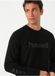 تصویر سوییشرت مردانه سیاه برند hummel 5002450058 ا Erkek Siyah Sweatshırt Erkek Siyah Sweatshırt