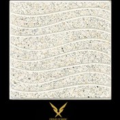 تصویر موزاییک میبد طرح کاسپین سایز ۴۰ در ۴۰ رنگ سفید 