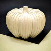 تصویر بیس خام کدو تنبل شیاردار، پلی استر، قطر ۱۰ سانت رها مال 