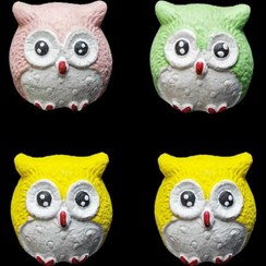 تصویر عروسک مینیاتوری جغد 