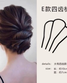 تصویر شانه شینیون 