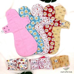 تصویر نوار بهداشتی حوله ای سایز ۶ قاعدگی شبانه 