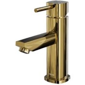 تصویر کلار شیر روشویی کیان طلایی 