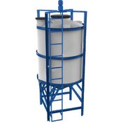 تصویر میکسر پلی اتیلن 1000 لیتری | طراحی صنعتی حرفه‌ای و دوام بالا 