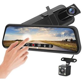 تصویر دوربین ثبت وقایع خودرو مدل Starlight با صفحه نمایش ۱۰ اینچ 