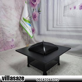 تصویر آتشدان فلزی دیبا 