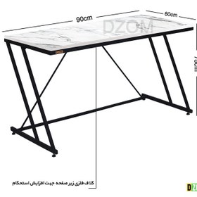 تصویر میز اداری دیزم مدل TLD_49K08_90SW 