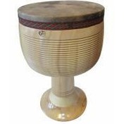 تصویر تنبک حلمی ترکه‌ای سایز ۲۸ دهانه بزرگ 