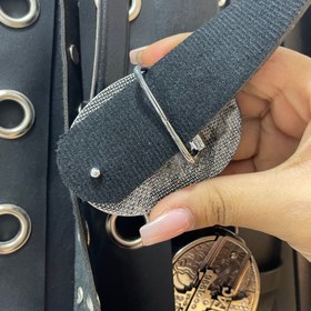 تصویر سگک کمربند طرح کروم 