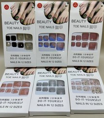 تصویر ناخن مصنوعی پا مدل NK13 