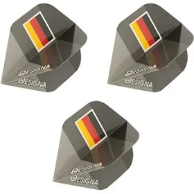 تصویر فلایت دارت DESIGNA بسته سه عددی | طوسی/ زرد 