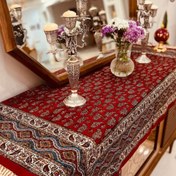 تصویر رومیزی قلمکار زمینه قرمز 160در240 سانتیمتری اعلاء 