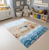 تصویر زیرانداز ضدآب بازی و غذای کودک مربع و مستطیل f76aa F76aa