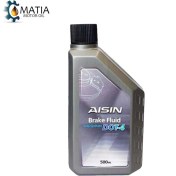 تصویر روغن ترمز آیسین DOt4 (500 میلی لیتر) AISIN BRAKE FLUID DOT 4 FULLY SYNTHETIC BFSD4500G 500ML