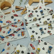 تصویر رکابی تک سگهای نگهبان و مک کویین نخ پنبه - سایز 6 