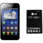 تصویر باتری گوشی ال جی مدل BL-44JN مناسب Optimus L3 E400 ظرفیت ۱۵۰۰ میلی‌آمپر 