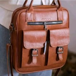 تصویر کیف و کوله مدرسه دخترانه سه کاره چرم مصنوعی 