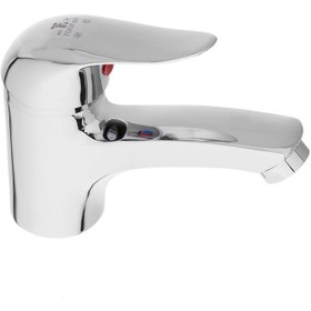 تصویر ست شیرآلات طوفان فلز مدل ندا مجموعه ۴ عددی رنگ سفید کروم 