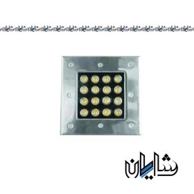 تصویر چراغ دفنی مربع 16 وات ال اچ جی EDC Square burial lamp 16 watt LHG EDC