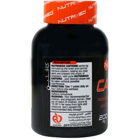 تصویر قرص کافئین نوتریمد 60 عدد Nutrimed Caffeine 60 Tablets
