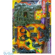 تصویر اسباب بازی ست کلاش و کلت با جلیقه 