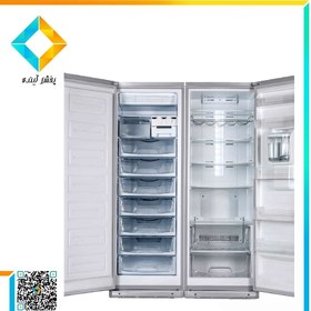 تصویر یخچال فریزر دو قلو آزمایش مدل AZRF2366HW&HMW Azmayesh Twin Refrigerator Freezer AZRF2366HW&HMW