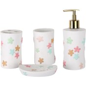 تصویر ست سرویس بهداشتی 4 پارچه دلفین مدل 003-W 