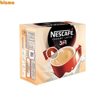 تصویر کافی میکس لاته نسکافه 3 در 1 بسته 20 عددی Nescafe Creamy Latte 3 in1 20pcs