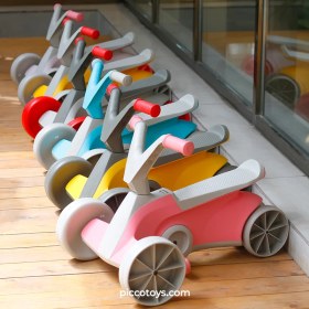 تصویر سه چرخه کودک رنگ آبی طوسی کد P7276C 