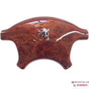 تصویر قاب (درپوش) وسط غربیلک فرمان طرح چوب پژو پارس قدیم Body and decorations