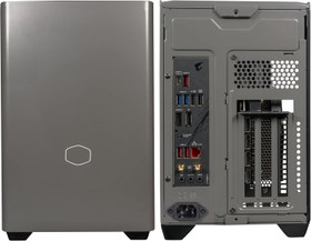 تصویر کیس کامپیوتر کولر مستر NR200P Max Mini Tower مشکی Cooler Master NR200P Max Mini Tower Black Computer Case