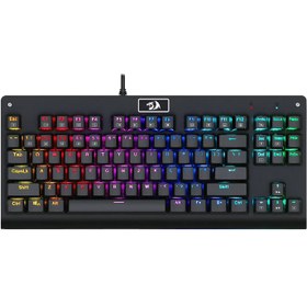 تصویر کیبورد مخصوص بازی ردراگون مدل K568 RGB Redragon K568 RGB Gaming Keyboard