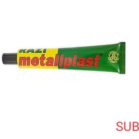 تصویر چسب آهن رازی مدل metallplast حجم 50 میلی لیتر بسته 6 عددی 