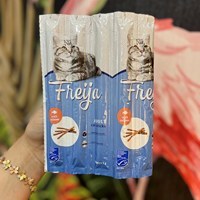 تصویر تشویقی مدادی گربه طعم ماهی سالمون فریا Freija cat stick 