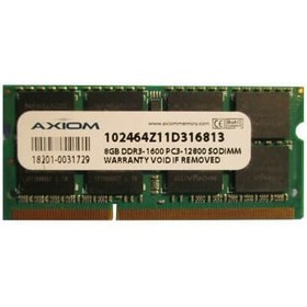 تصویر رم لپ تاپ اکسیوم RAM AXIOM DDR3 8GB 12800S MHz PC3L 