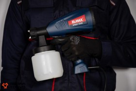 تصویر پیستوله برقی المکس 400 وات مدل S.G666 Elmax Electric Paint Sprayer SG 666