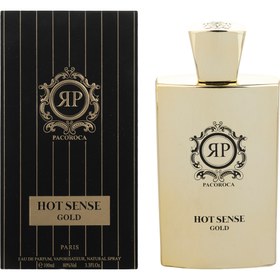 تصویر ادوپرفیوم مردانه پاکورکا مدل Hot Sense Gold حجم 100 میلی لیتر Pacoroca Hot Sense Gold Eau De Parfum For Men 100 ml