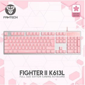 تصویر کیبورد گیمینگ فنتک FIGHTER II K613L ا Fantech FIGHTER II K613L Wired Gaming Keyboard Fantech FIGHTER II K613L Wired Gaming Keyboard